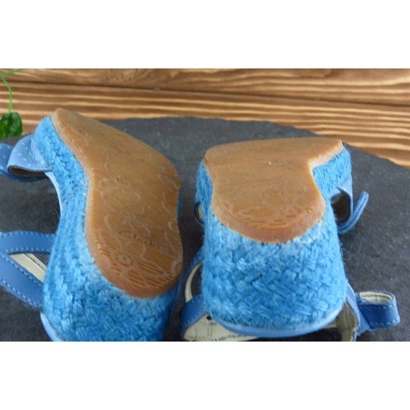 Clarks Youth Girls Shoes Size 1 M Blue Ankle Synthetic - Picture 6 of 7